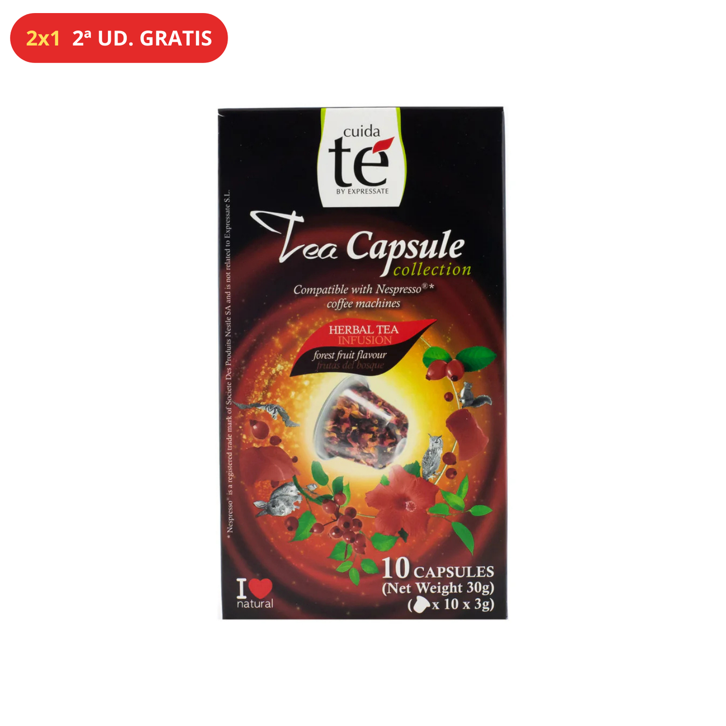 Cápsulas compatibles Nespresso® · Infusión Frutas del Bosque