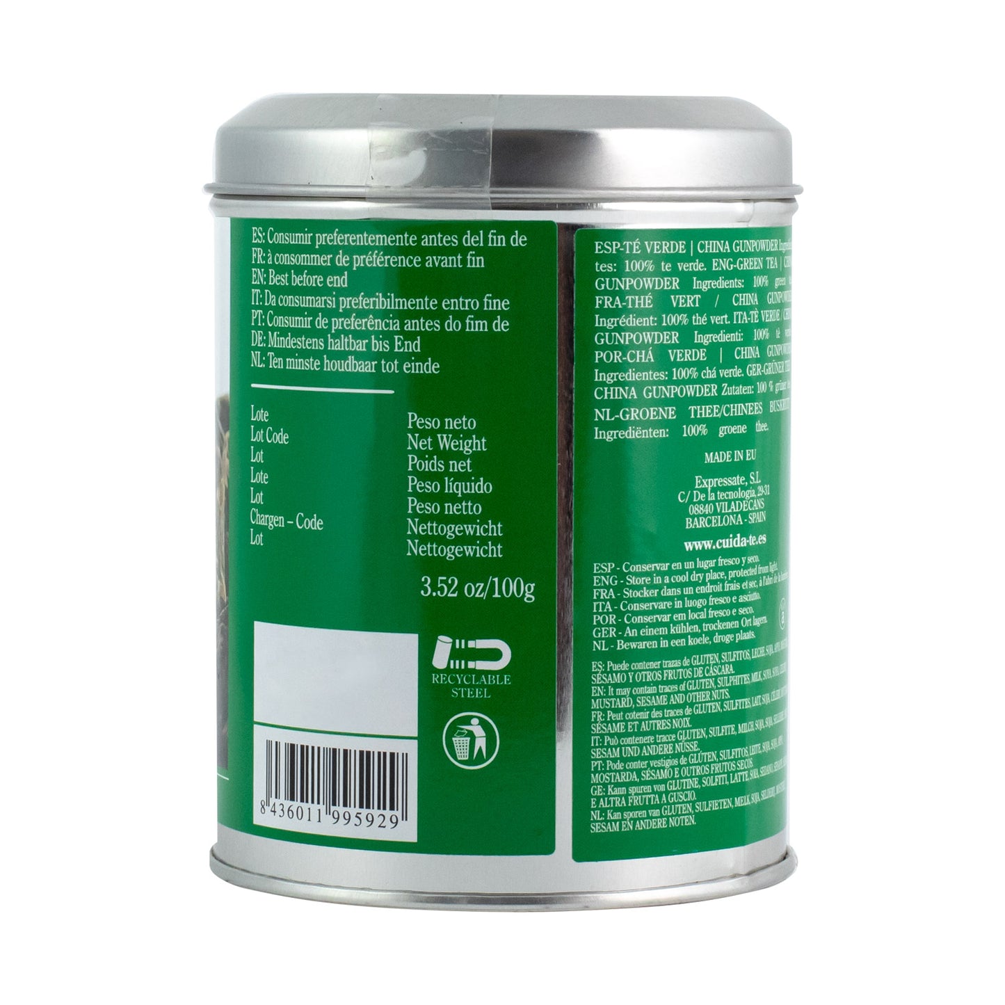 Té Verde · China Gunpowder Loose Tea