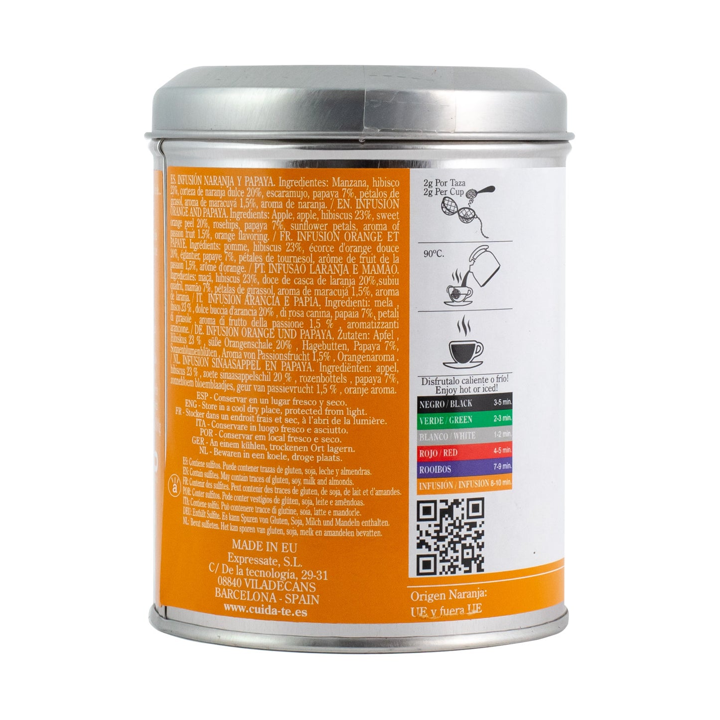 Infusión de frutas · Naranja y Papaya Loose Tea