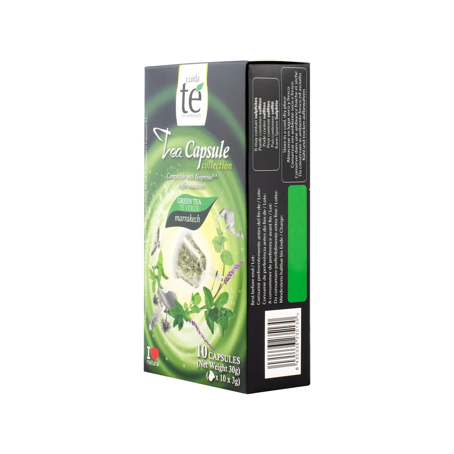 Cápsulas compatibles Nespresso® · Té Verde Marrakech