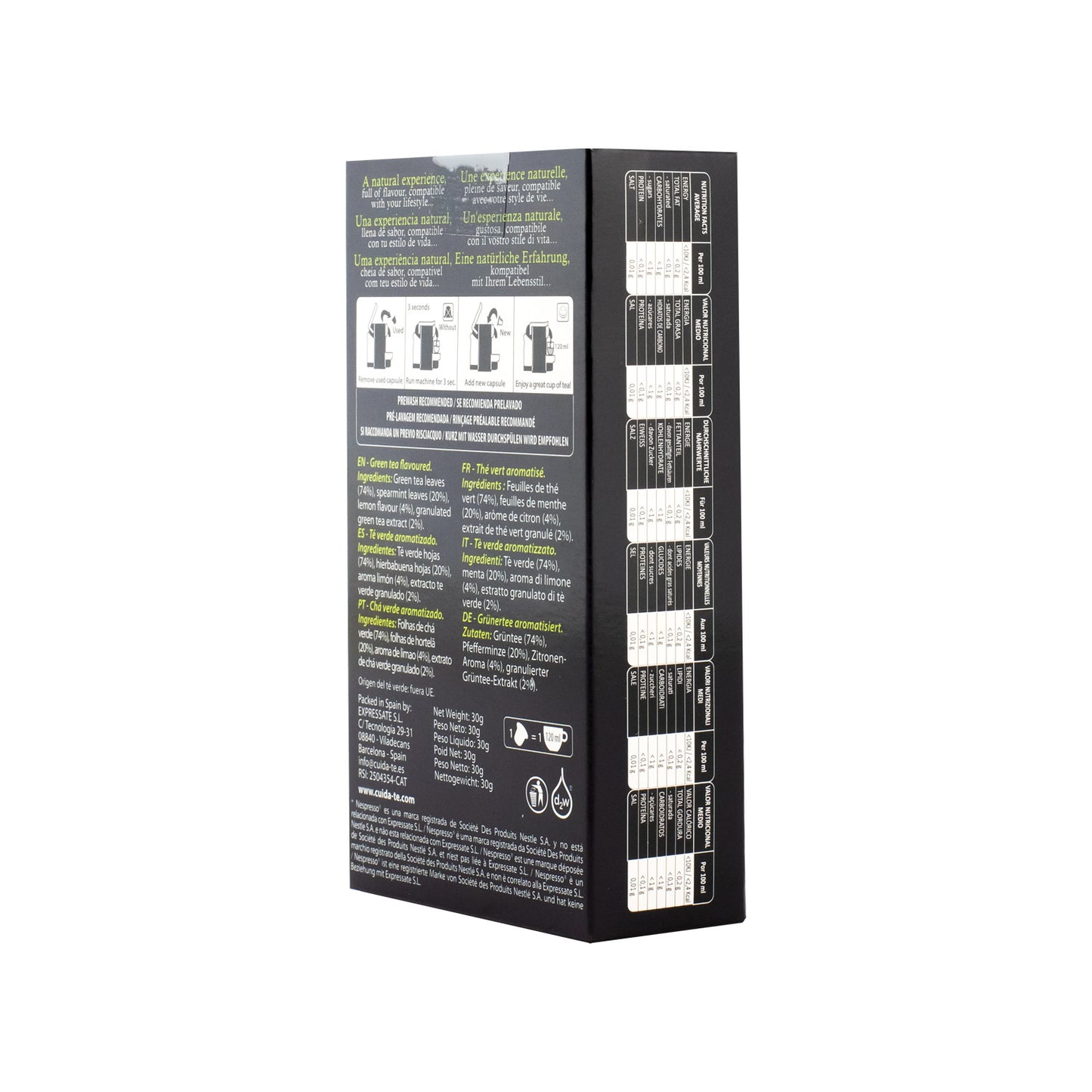 Cápsulas compatibles Nespresso® · Té Verde Marrakech
